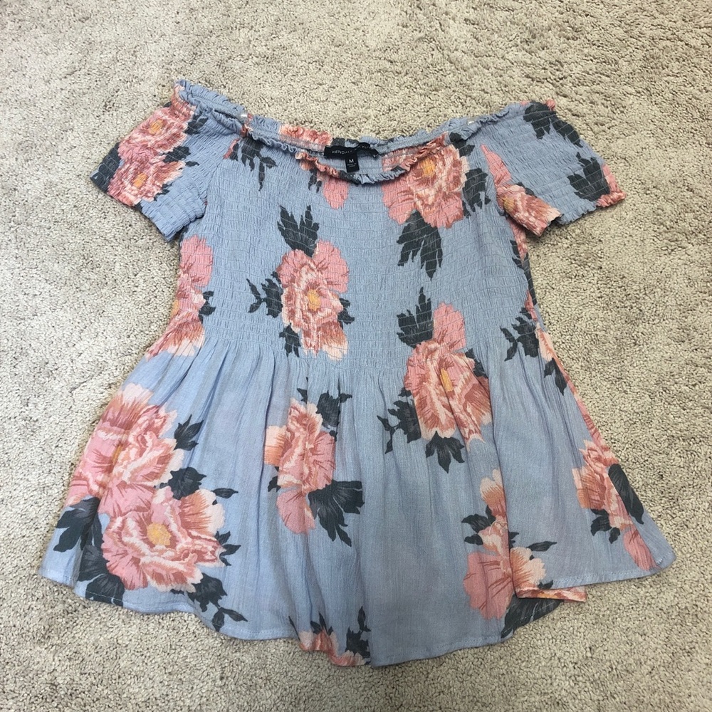 PacSun Kendall & Kylie Flowery Shirt